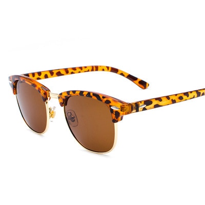 Classic Semi-Rimless Sunglasses for Men - Bredazzled's Store