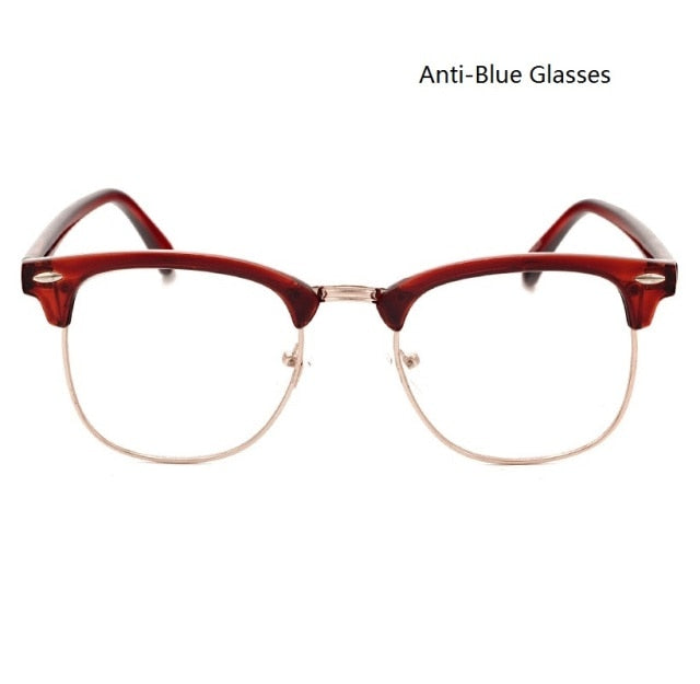 Classic Semi-Rimless Sunglasses for Men - Bredazzled's Store