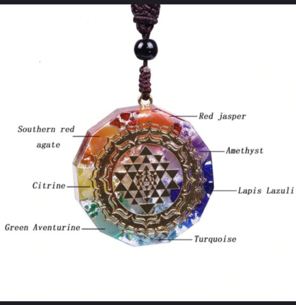 7 Stone Orgone Necklace - Bredazzled's Store