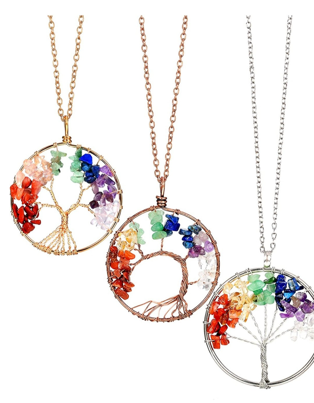 Tree of Life Chakra Necklace - Bredazzled's Store