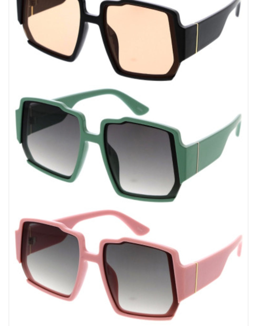 Big & Bold Geometric High Fashion Sunglasses
