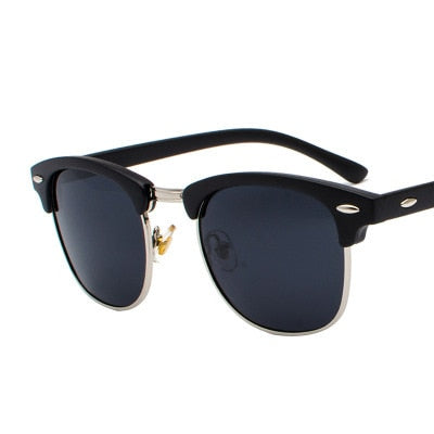 Classic Semi-Rimless Sunglasses for Men - Bredazzled's Store