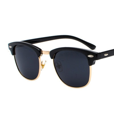 Classic Semi-Rimless Sunglasses for Men - Bredazzled's Store