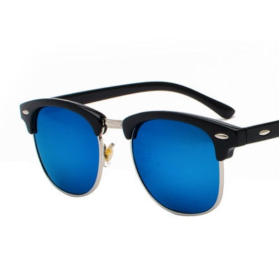 Classic Semi-Rimless Sunglasses for Men - Bredazzled's Store