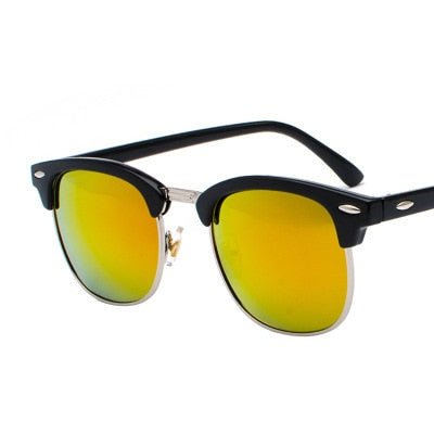 Classic Semi-Rimless Sunglasses for Men - Bredazzled's Store