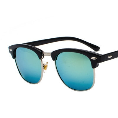 Classic Semi-Rimless Sunglasses for Men - Bredazzled's Store