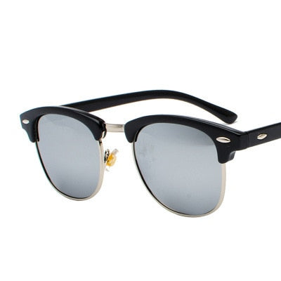 Classic Semi-Rimless Sunglasses for Men - Bredazzled's Store