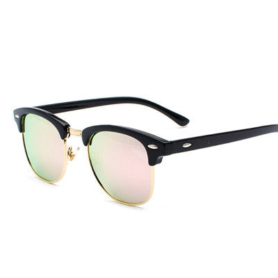 Classic Semi-Rimless Sunglasses for Men - Bredazzled's Store