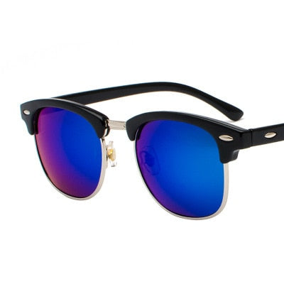 Classic Semi-Rimless Sunglasses for Men - Bredazzled's Store