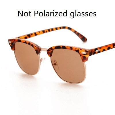 Classic Semi-Rimless Sunglasses for Men - Bredazzled's Store